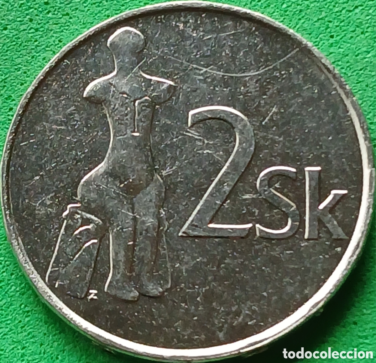 Monedas antiguas de Europa: Eslovaquia 2 coronas 2007 km#13