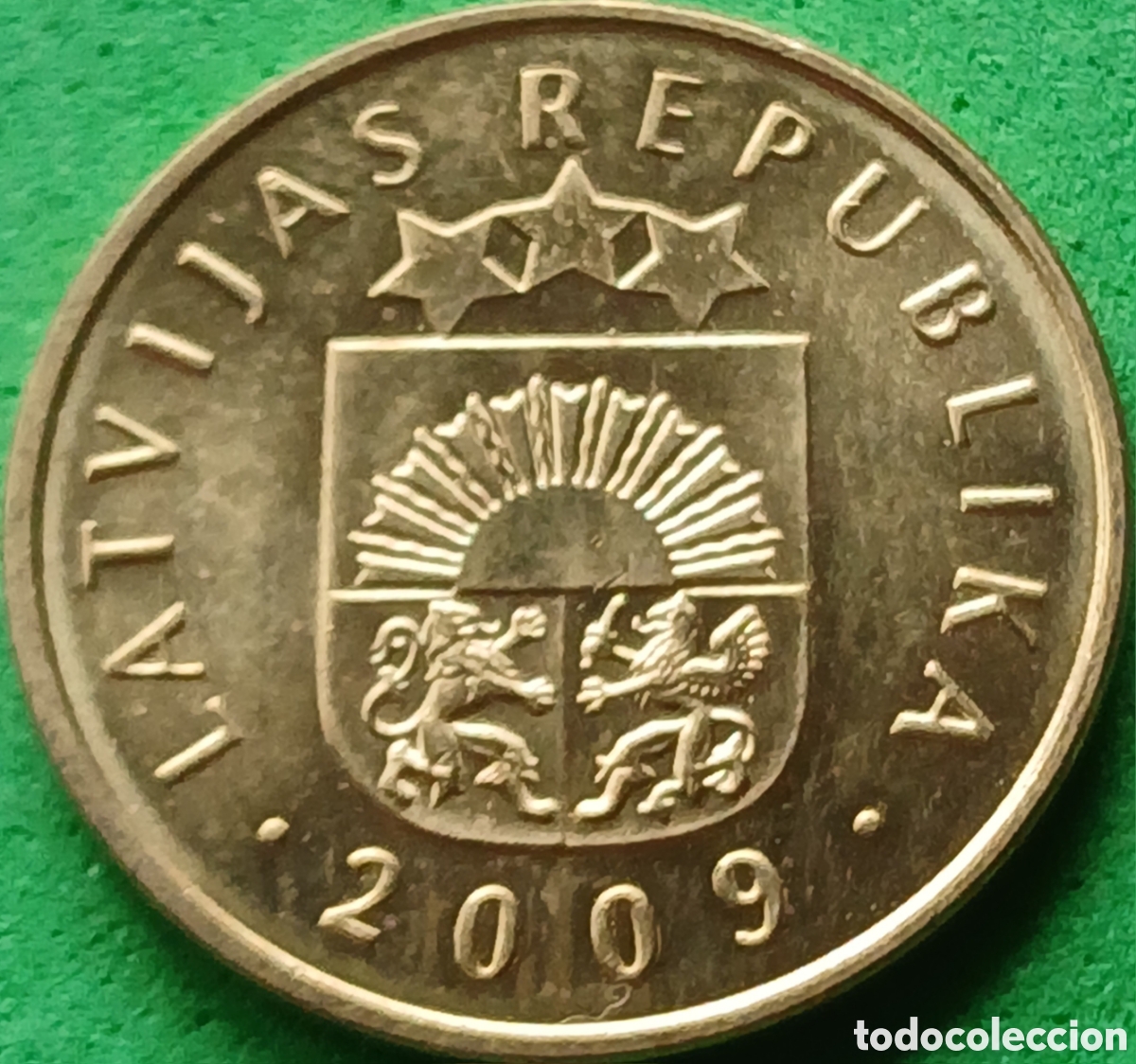 Monedas antiguas de Europa: Letonia 20 santimu 2009 km#22.1