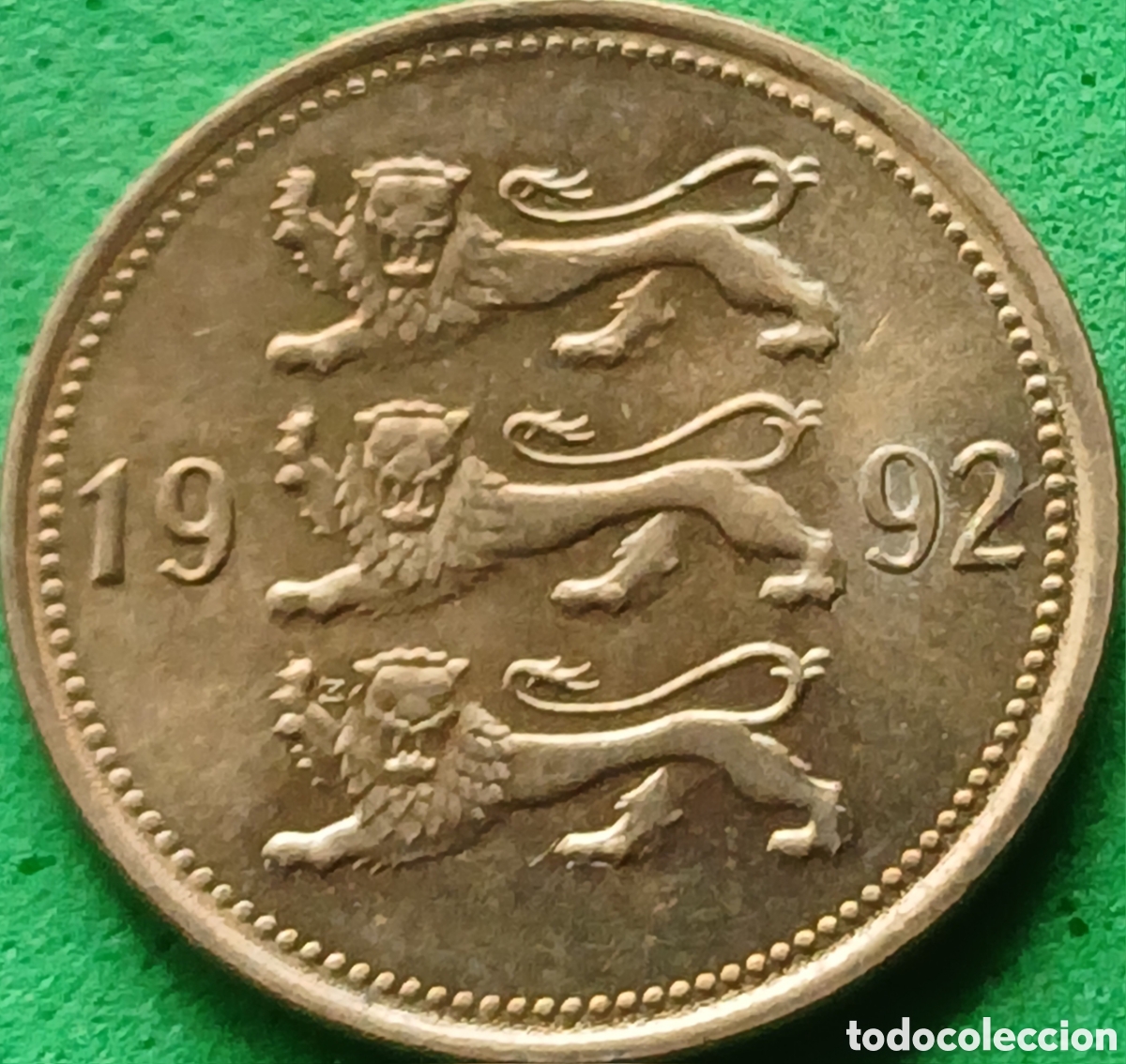 Monedas antiguas de Europa: Estonia 50 senti 1992 km#24