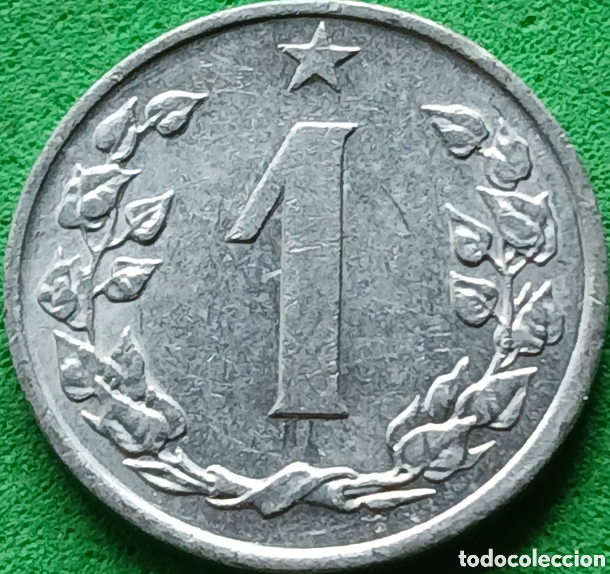 Monedas antiguas de Europa: Checoslovaquia 1 heller 1963 km#51