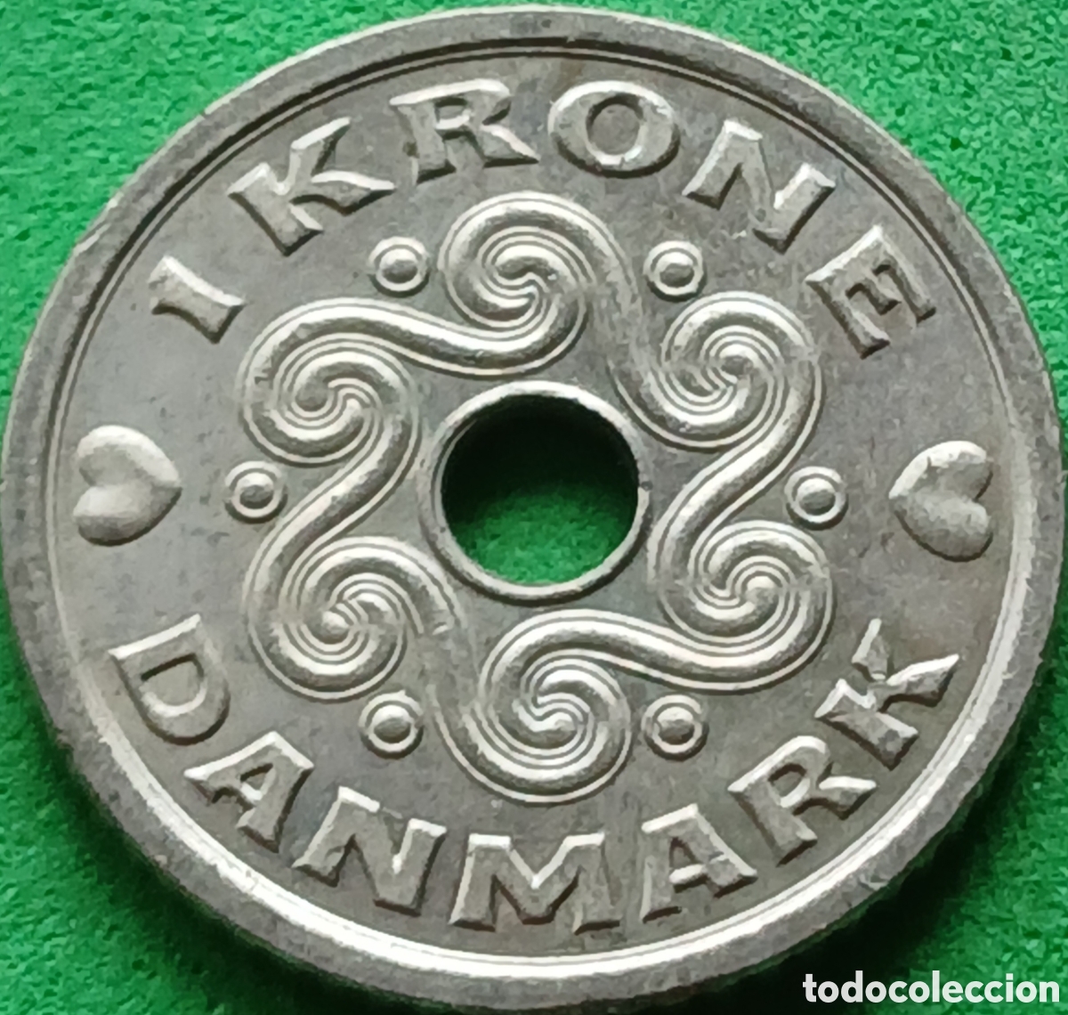 Monedas antiguas de Europa: Dinamarca 1 corona 1995 km#873