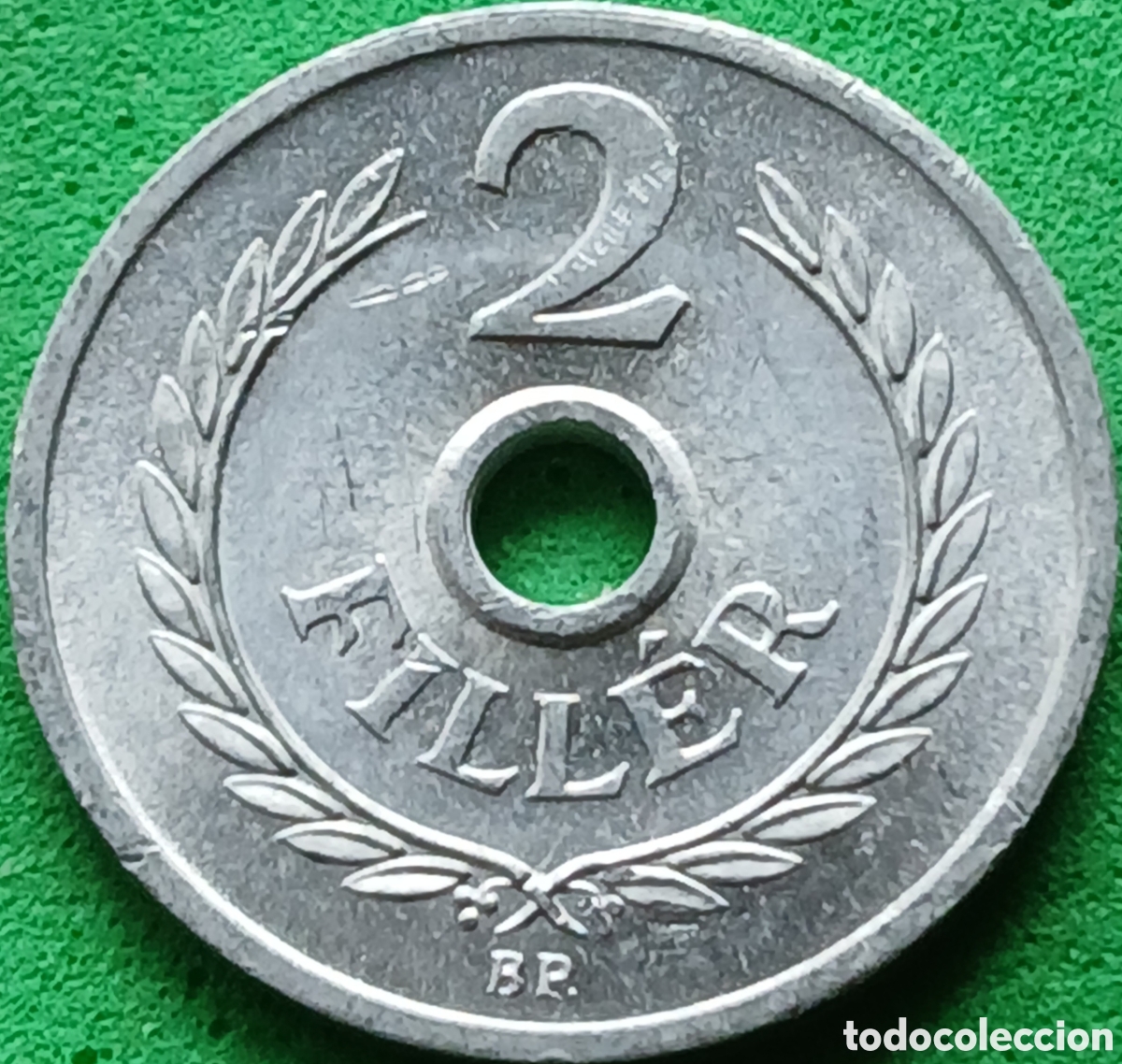 Monedas antiguas de Europa: Hungr&iacute;a 2 filler 1973 km#546