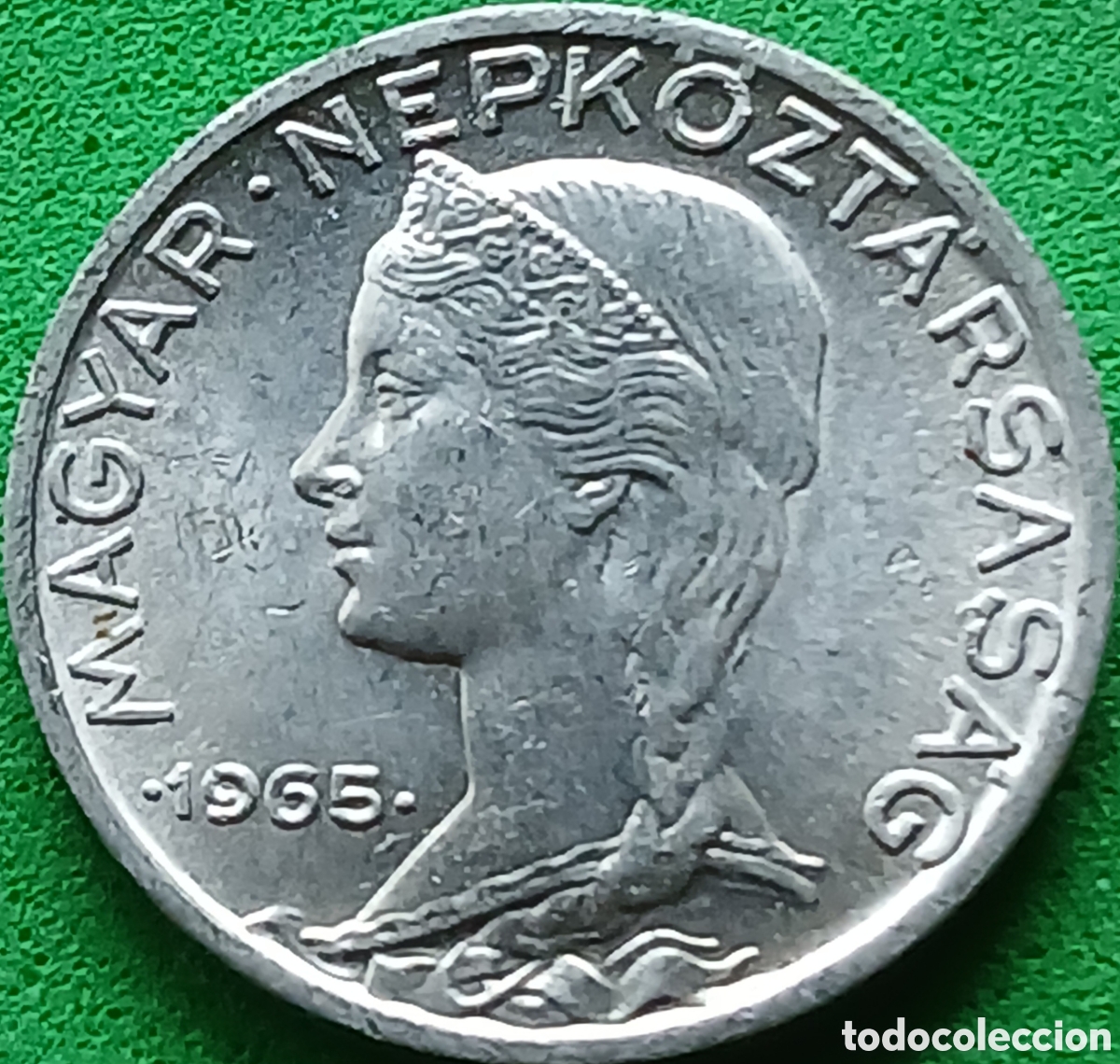 Monedas antiguas de Europa: Hungr&iacute;a 5 filler 1965 km#549