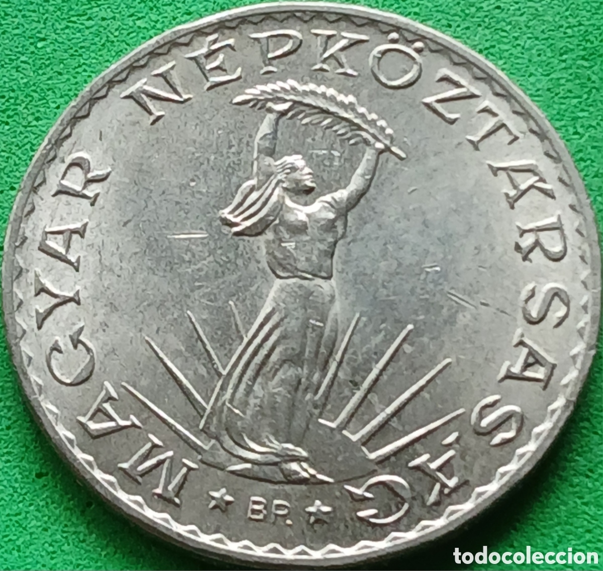 Monedas antiguas de Europa: Hungr&iacute;a 10 forint 1977 km#595