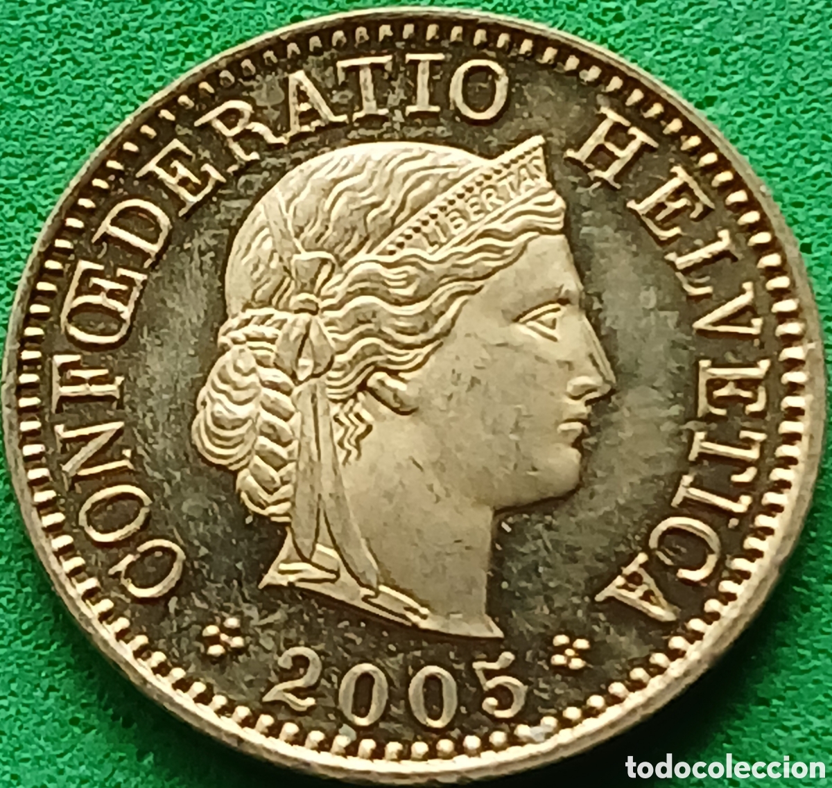 Monedas antiguas de Europa: Suiza 5 c&eacute;ntimos 2005 km#26c