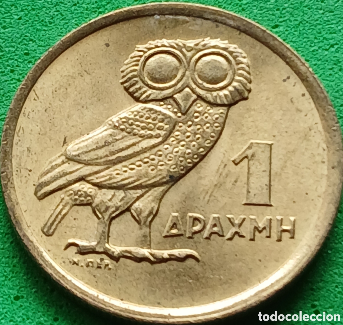 Monedas antiguas de Europa: Grecia 1 dracma 1973 km#107