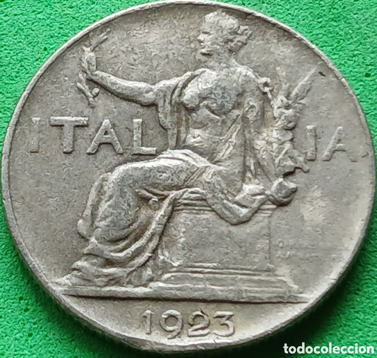Monedas antiguas de Europa: Italia 1 lira 1923 km#62