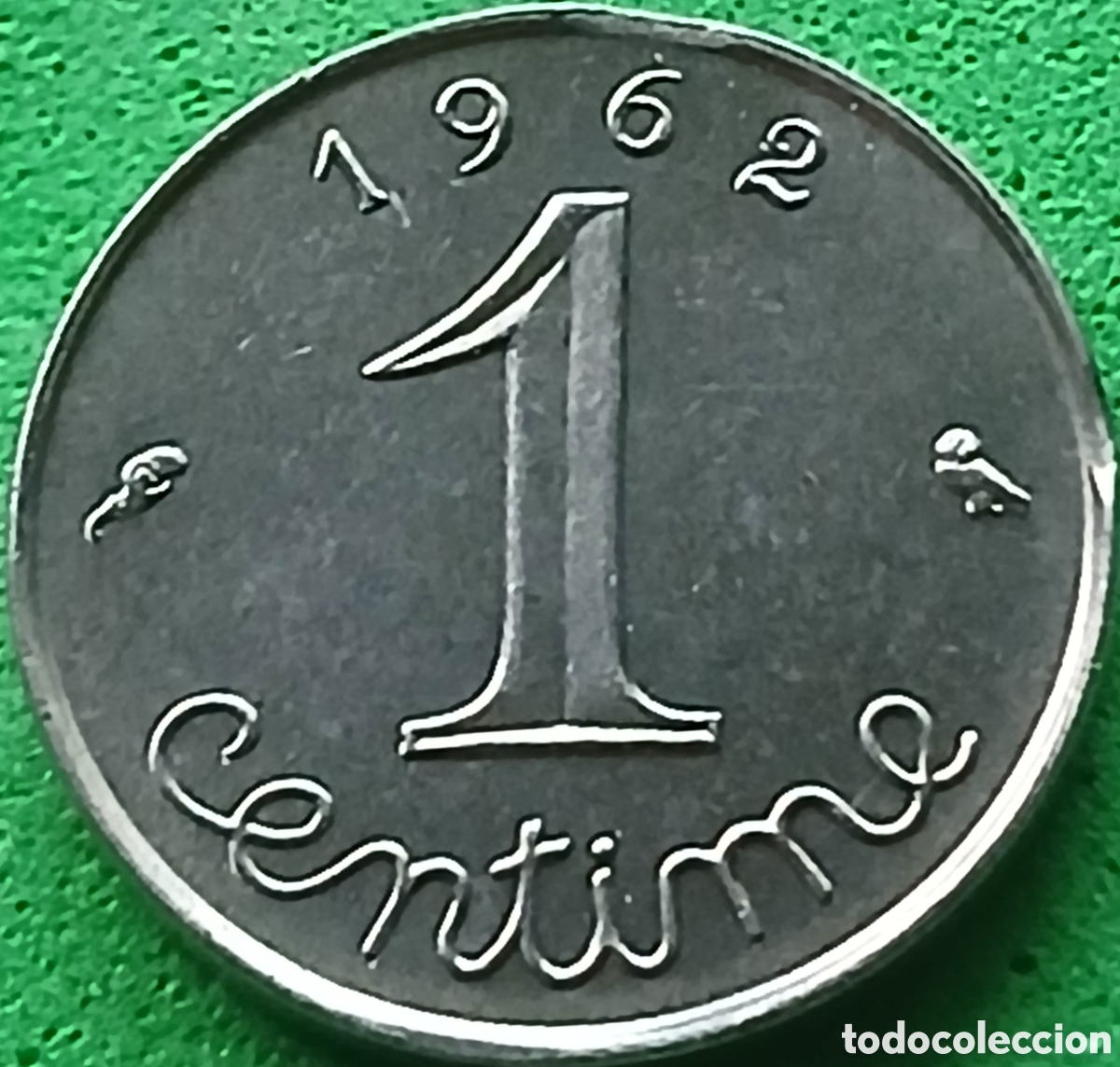 Monedas antiguas de Europa: Francia 1 c&eacute;ntimo 1962 km#928