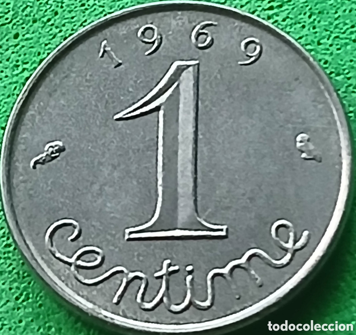 Monedas antiguas de Europa: Francia 1 c&eacute;ntimo 1969 km#928