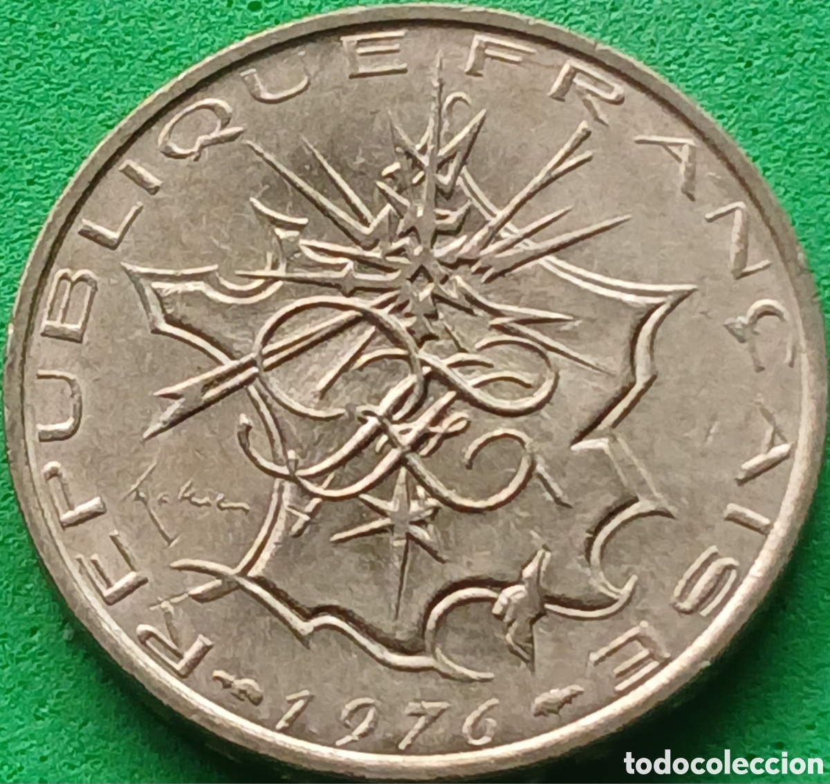 Monedas antiguas de Europa: Francia 10 francos 1976 km#940