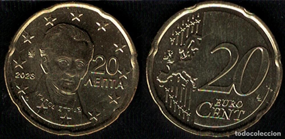 Monedas antiguas de Europa: Grecia 2023 Pi&egrave;ce de Monnaie 20 centimes euro Ioannis Capodistrias RP144