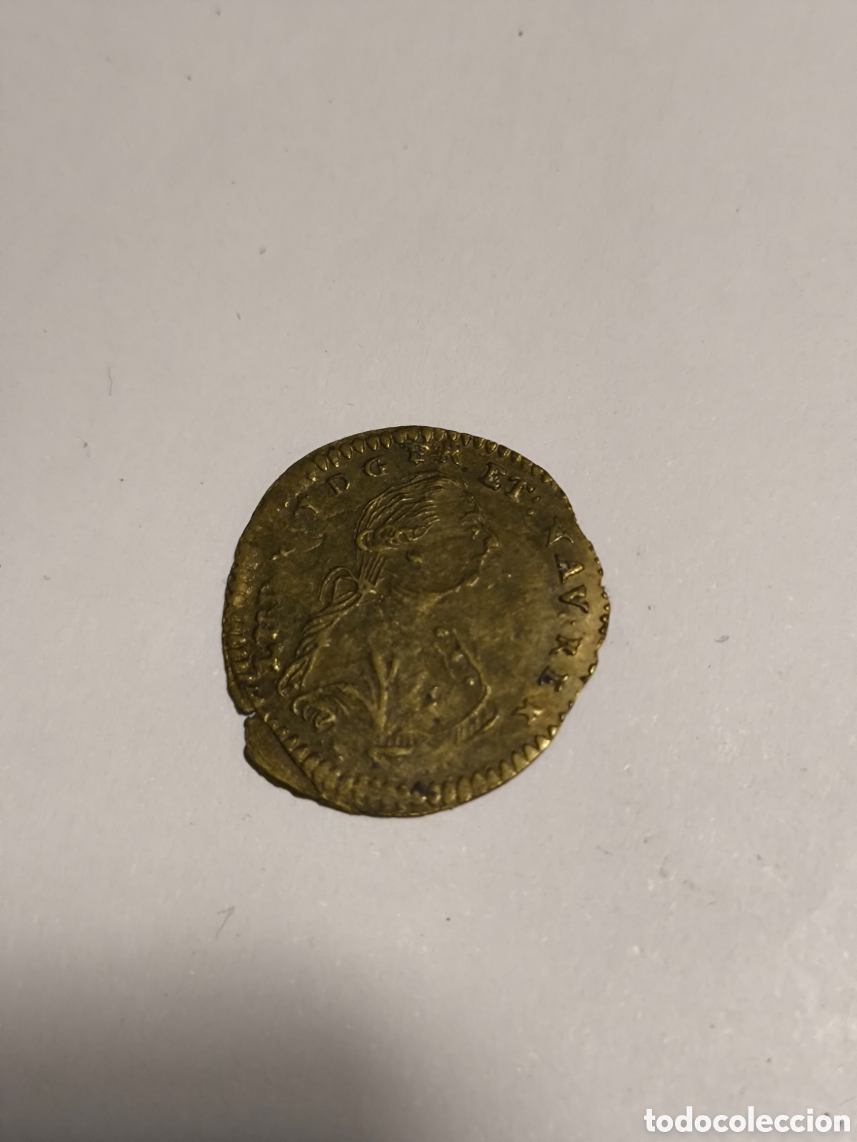 Monedas antiguas de Europa: jet&oacute;n's Francia siglos XIII a XVIII