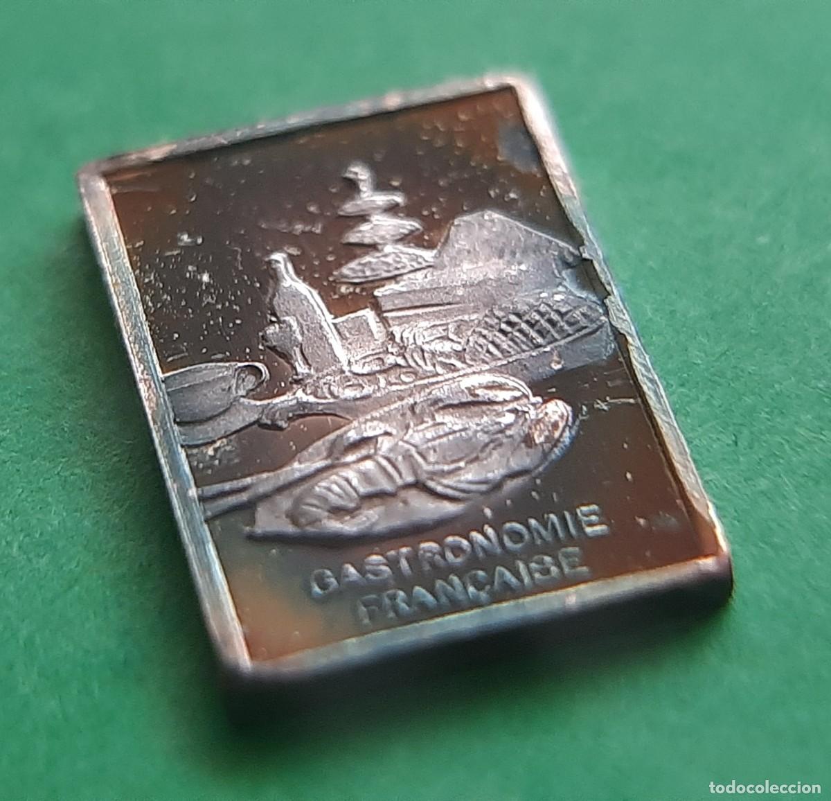 Monedas antiguas de Europa: ❤(LINGOTE PLATA 0.999)❤(1,90 GRAMOS) LINGOTE PLATA PURA(AIDIP) GASTRONOM&Iacute;A FRANCESA