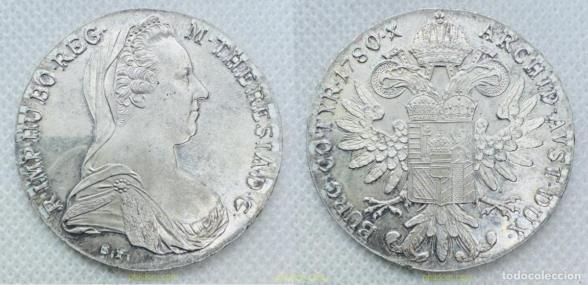 Monedas antiguas de Europa: 5383 AUSTRIA 1780 AUSTRIA 1780 1 THALER - MARIA THERESIA EMPRESS