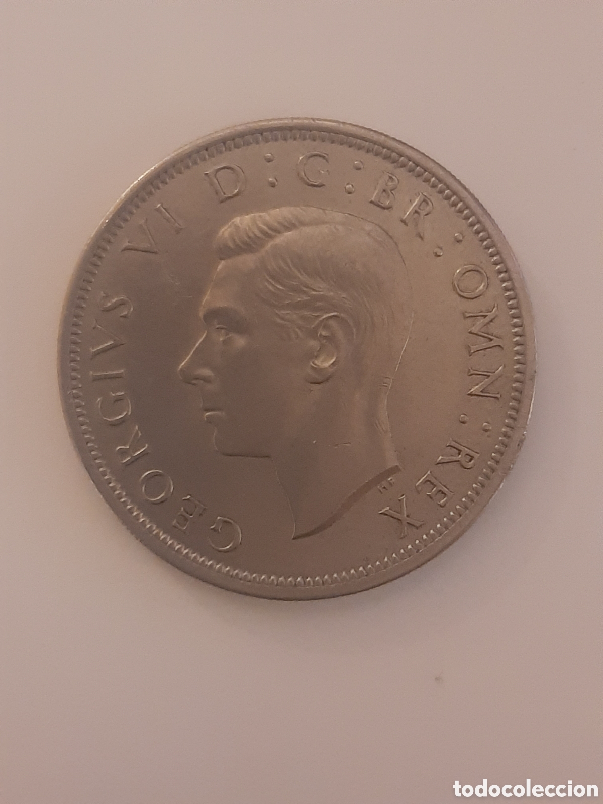 Monedas antiguas de Europa: REINO UNIDO 1/2 CROWN 1948
