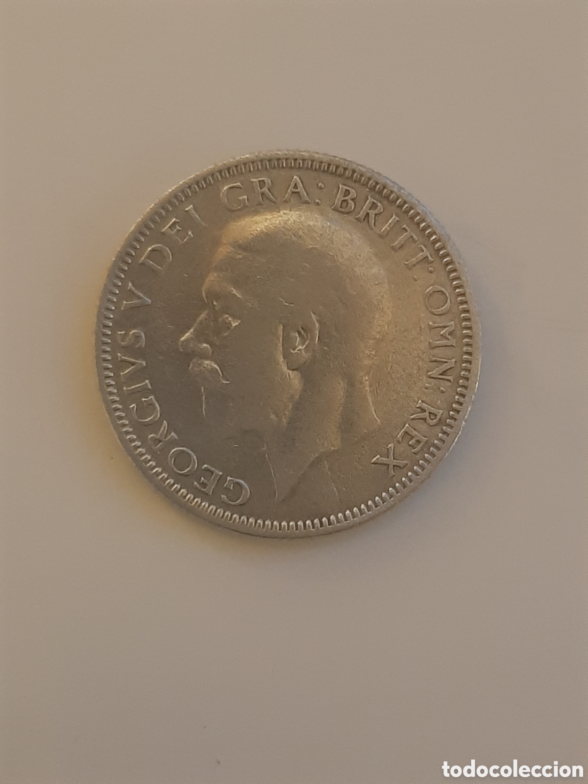 Monedas antiguas de Europa: REINO UNIDO 1 SHILLING 1929 PLATA