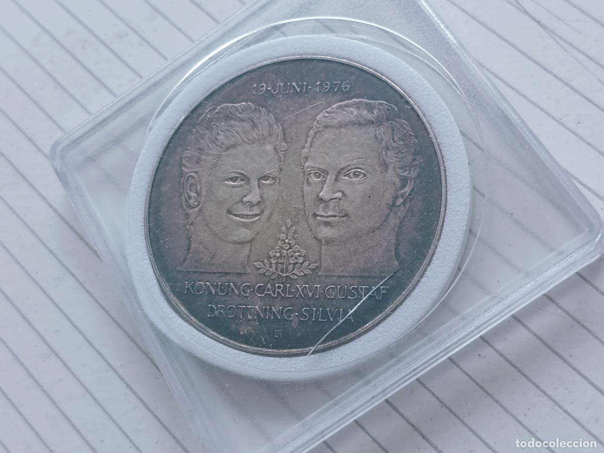 Monedas antiguas de Europa: SUECIA, PLATA. 50 Kronor - Carl XVI Gustaf, 1976