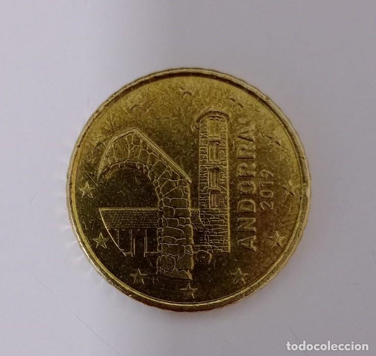 Monedas antiguas de Europa: Moneda Andorra 50 centimos de euro 2019