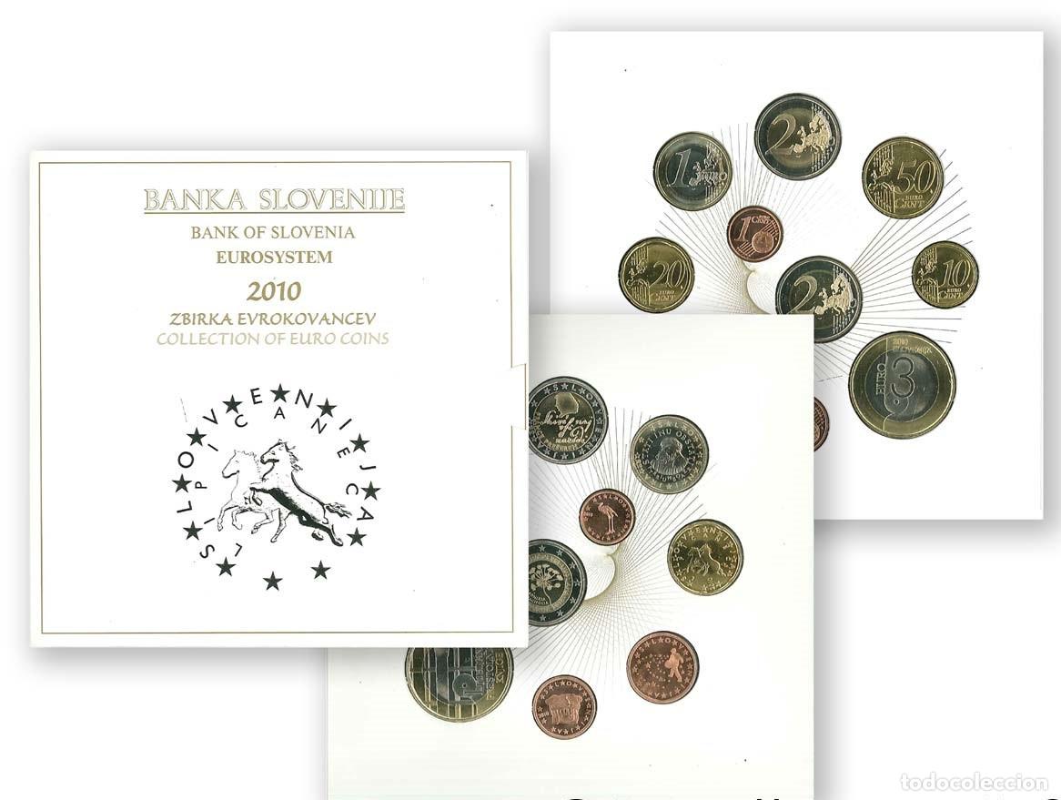 Monedas antiguas de Europa: ESLOVENIA euro set 2010 - coleccion monedas euro con 10 valores