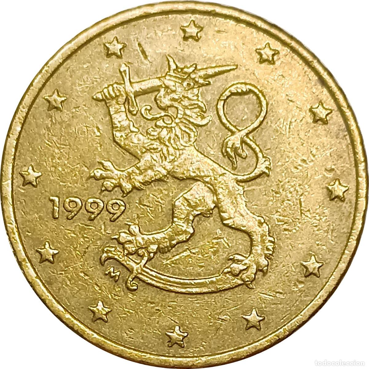 Monedas antiguas de Europa: Finlandia. 50 c&eacute;ntimos de 1999. KM# 103. (177).