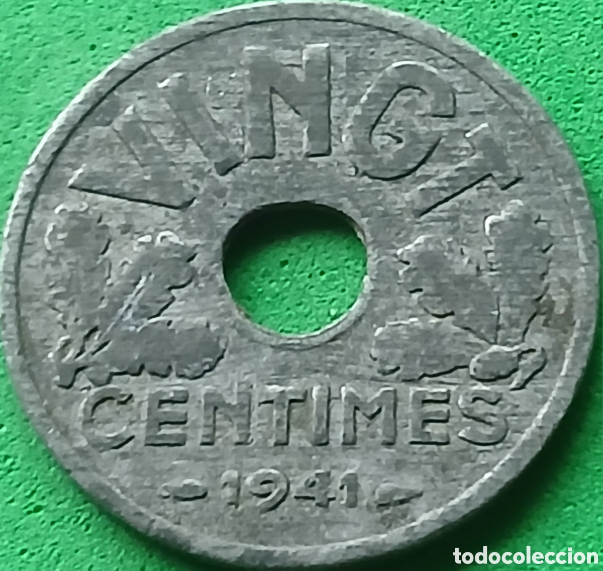 Monedas antiguas de Europa: Francia 20 c&eacute;ntimos 1941 km#899