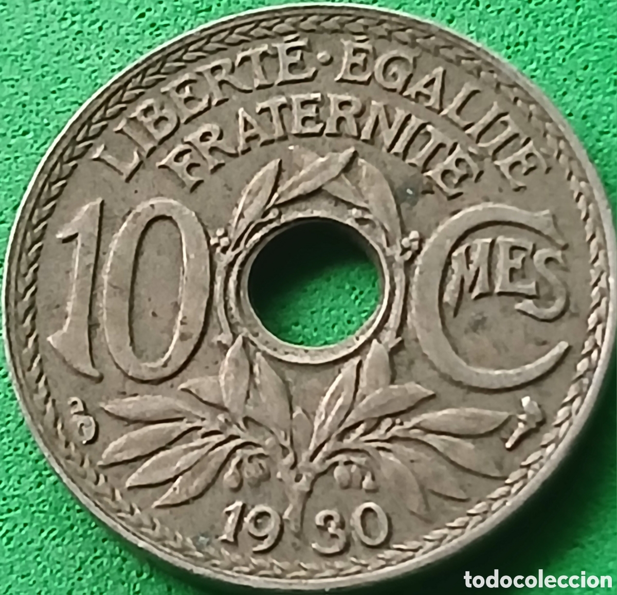 Monedas antiguas de Europa: Francia 10 c&eacute;ntimos 1930 km#866a