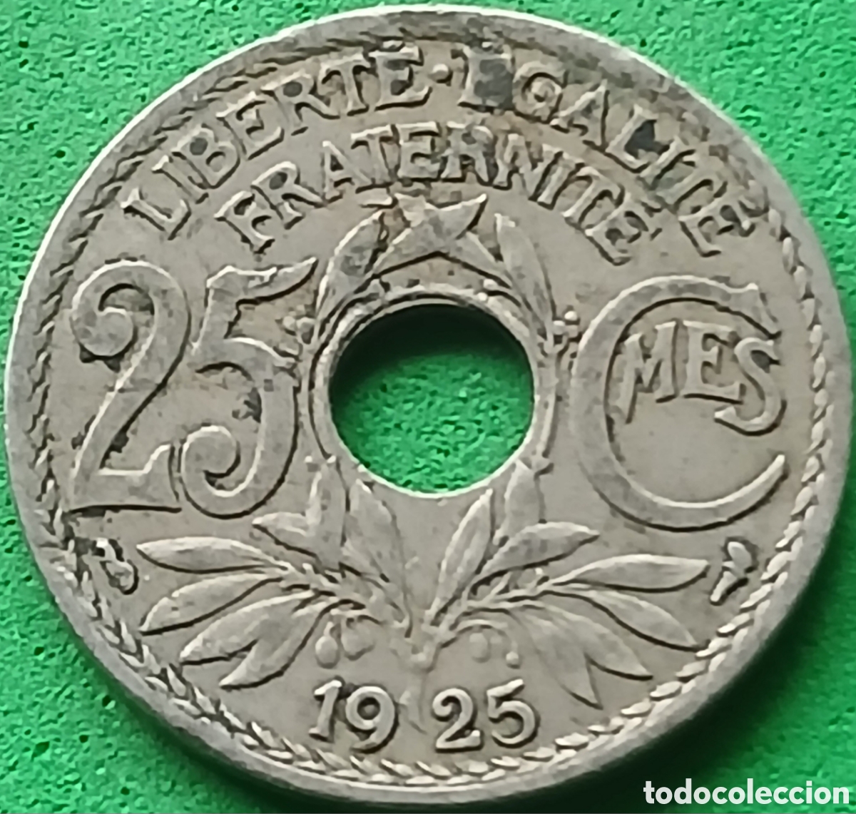 Monedas antiguas de Europa: Francia 25 c&eacute;ntimos 1925 km#867a