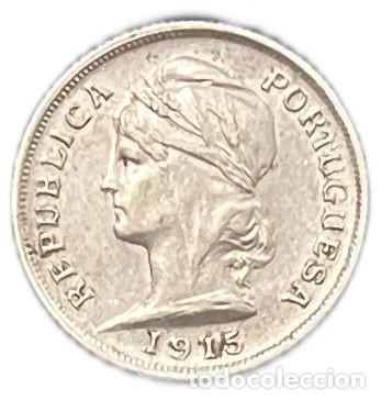 Monedas antiguas de Europa: PORTUGAL. 10 CENTAVOS 1.915. PLATA