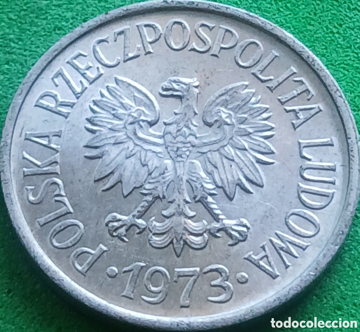 Monedas antiguas de Europa: Polonia 20 groszy 1973 Y#A47 sin marca de ceca