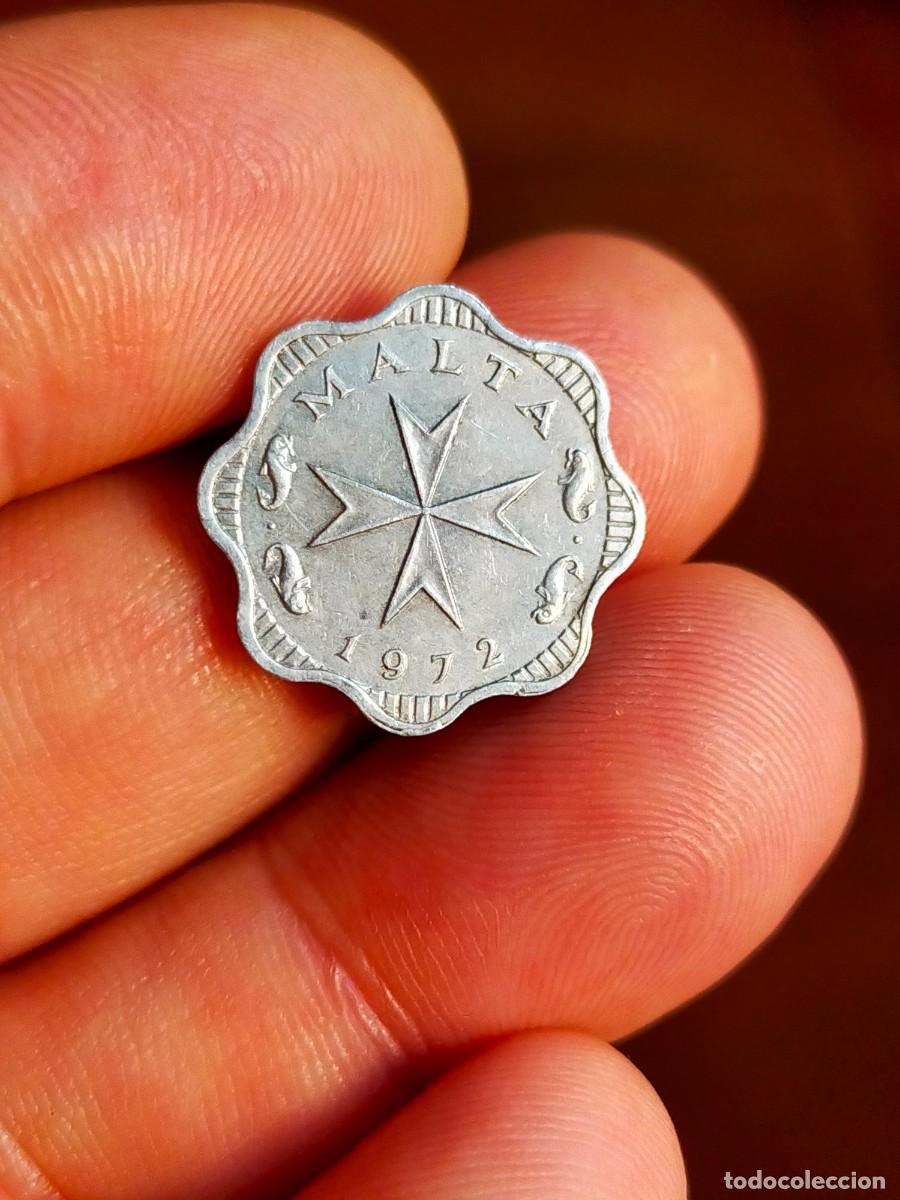Monedas antiguas de Europa: MONEDA DE 2 DOS MILS MALTA 1972 BUENA CONSERVACION