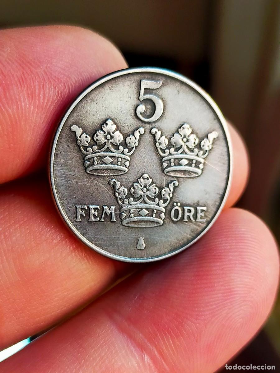 Monedas antiguas de Europa: MONEDA DE 5 CINCO ORE SUECIA 1948 MUY BUENA CONSERVACION
