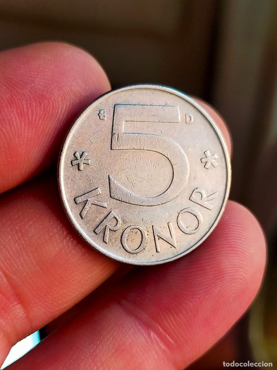 Monedas antiguas de Europa: MONEDA DE 5 CINCO CORONAS KRONOR SUECIA 1988 MUY BUENA CONSERVACION