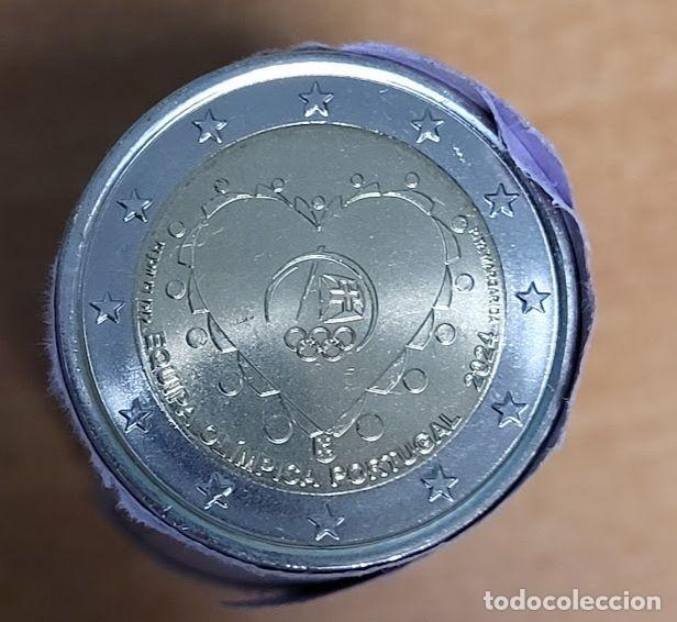 Monedas antiguas de Europa: Moneda 2 Euros Conmemorativa Portugal 2024 - Equipo Ol&iacute;mpico de Portugal 2024