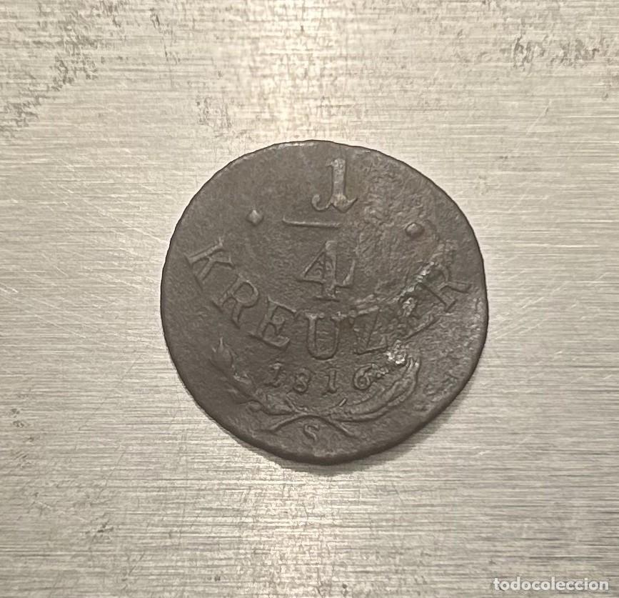 Old Coins of Europe: 1/4 DE KREUZER 1816 AUSTRIA