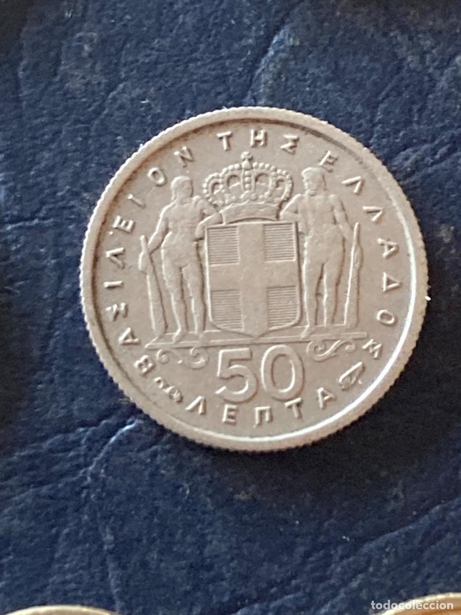 Monedas antiguas de Europa: M&uuml;nze M&uuml;nzen Umlaufm&uuml;nze Griechenland 50 Lepta 1954