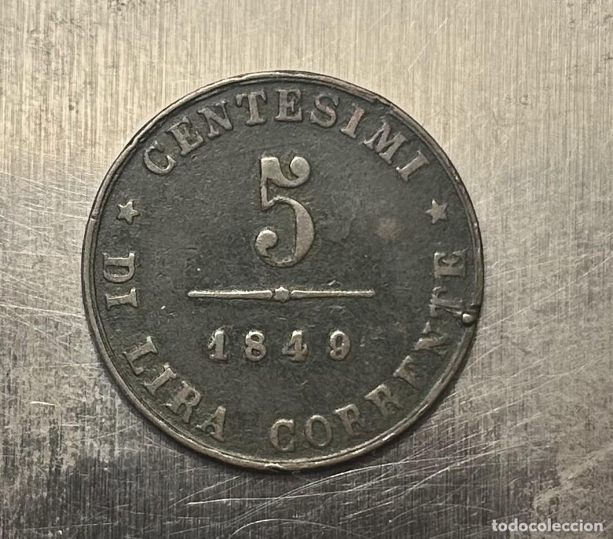 Monedas antiguas de Europa: 5 CENTESIMI 1849 VENECIA