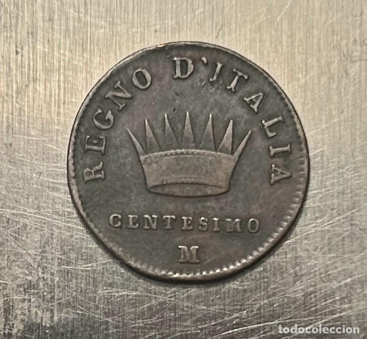 Monedas antiguas de Europa: CENTESIMO 1807 ITALIA. CECA M. TIRADA SOLO 97000 PZ.