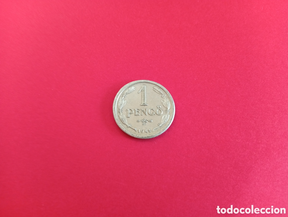 Monedas antiguas de Europa: 1 pengo de Hungr&iacute;a 1941