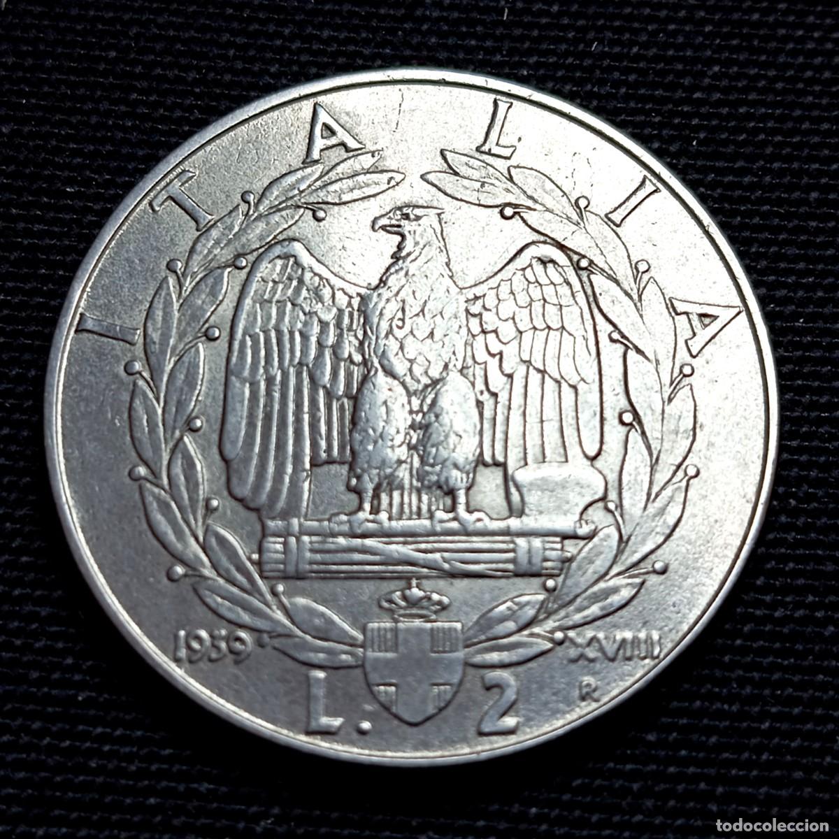 Monedas antiguas de Europa: ⚜️ BBE3 0. Italia. 2 lire 1939