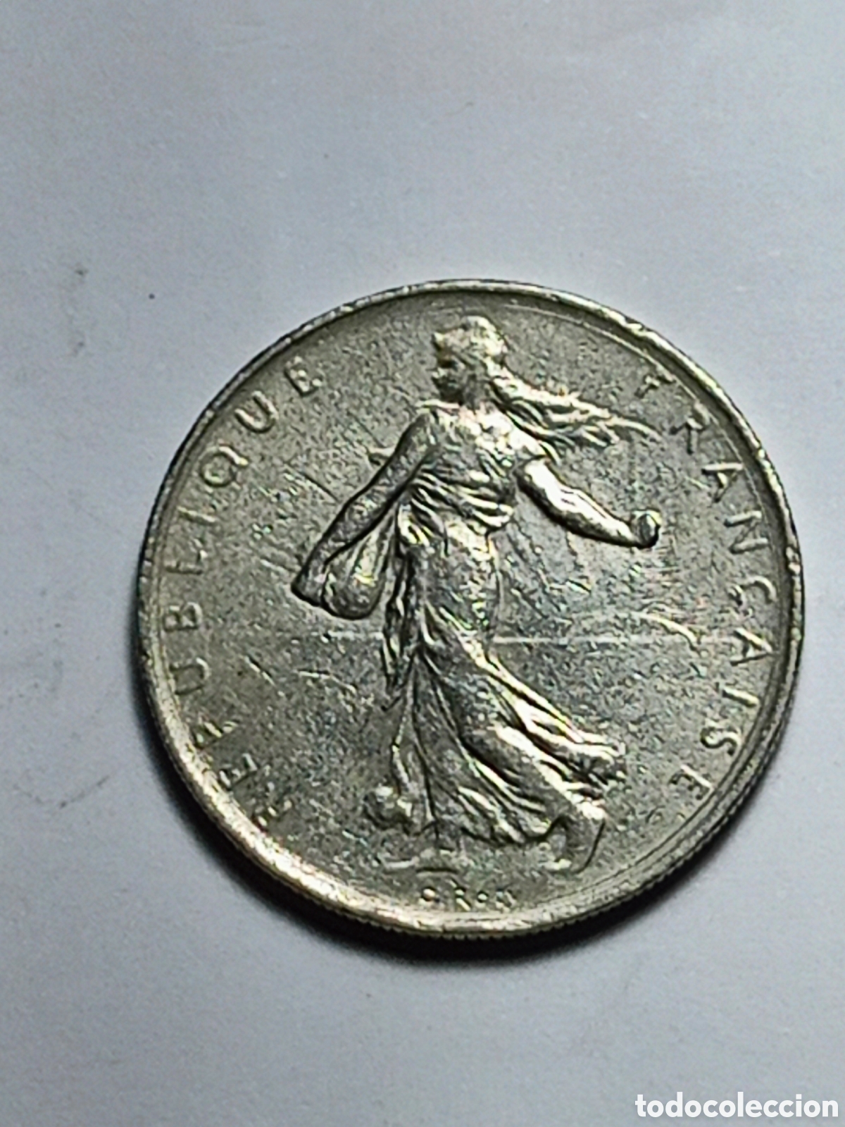 Monedas antiguas de Europa: Francia. 1 franc de 1973 - Foto 2