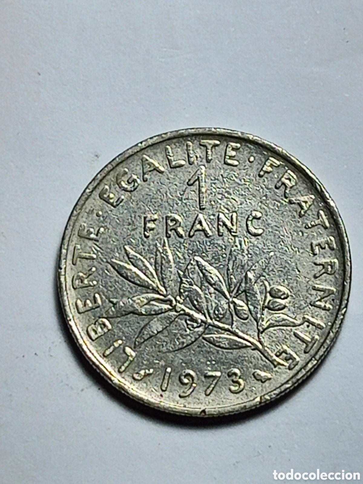 Monedas antiguas de Europa: Francia. 1 franc de 1973 - Foto 1