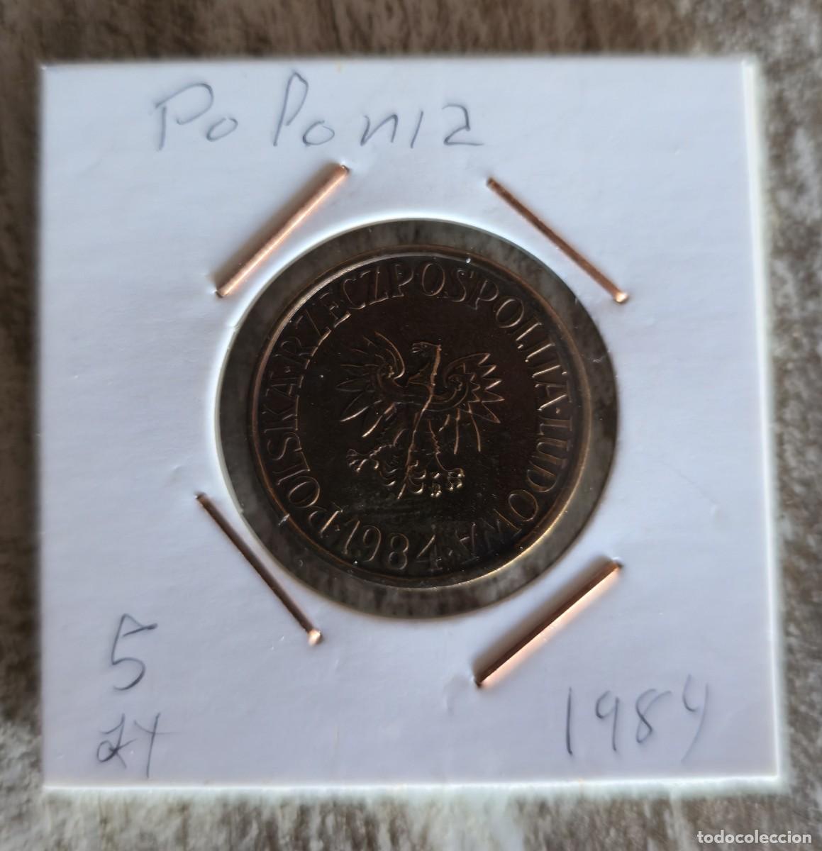 Monedas antiguas de Europa: MONEDA POLONIA 1984 - 5 ZLOTYCH - MONEDA ENCARTONADA