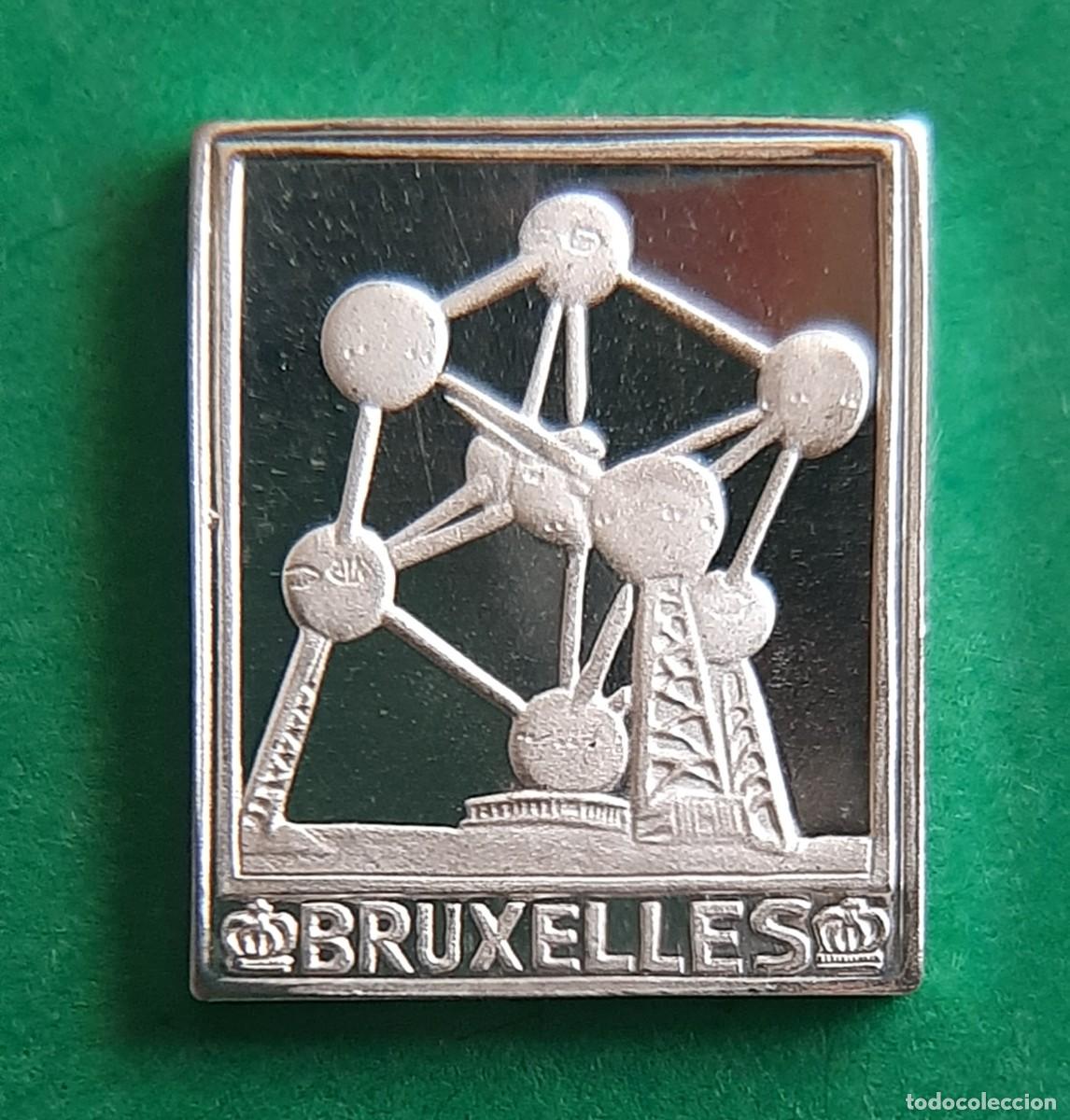 Monedas antiguas de Europa: ❤(LINGOTE PLATA 0.999)❤(2 GRAMOS) LINGOTE PLATA PURA(AIDIP) BRUSELAS
