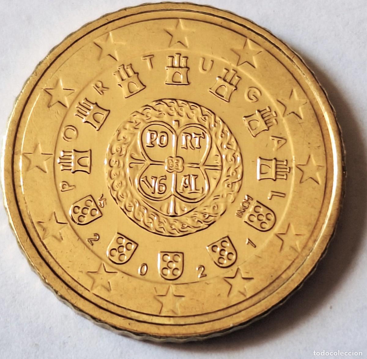 Monedas antiguas de Europa: PORTUGAL - MONEDA DE 50 CENTIMOS DE EURO DEL A&Ntilde;O 2021 - - BIEN CONSERVADA