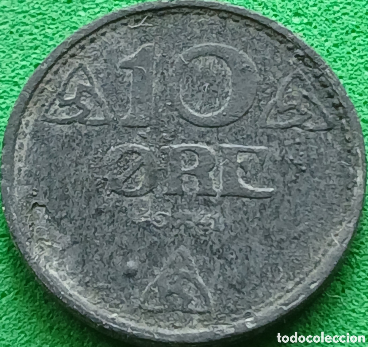 Monedas antiguas de Europa: Noruega 10 ore 1941 km#389
