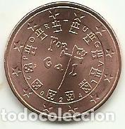 Monedas antiguas de Europa: PORTUGAL - 5 CENTIMOS DE EURO - 2024 - ACERO COBREADO - SC - FOTO