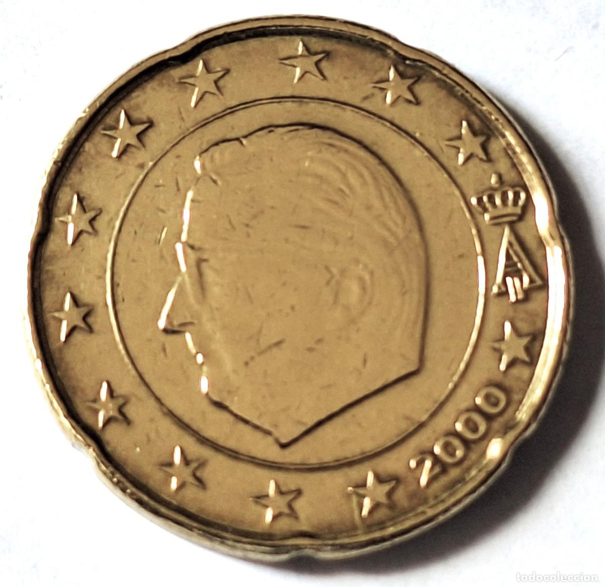 Monedas antiguas de Europa: BELGICA - MONEDA DE 20 CENTIMOS DE EURO DEL A&Ntilde;O 2000 - - BIEN CONSERVADA