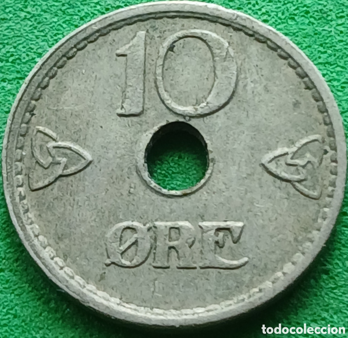 Monedas antiguas de Europa: Noruega 10 ore 1937 km#383