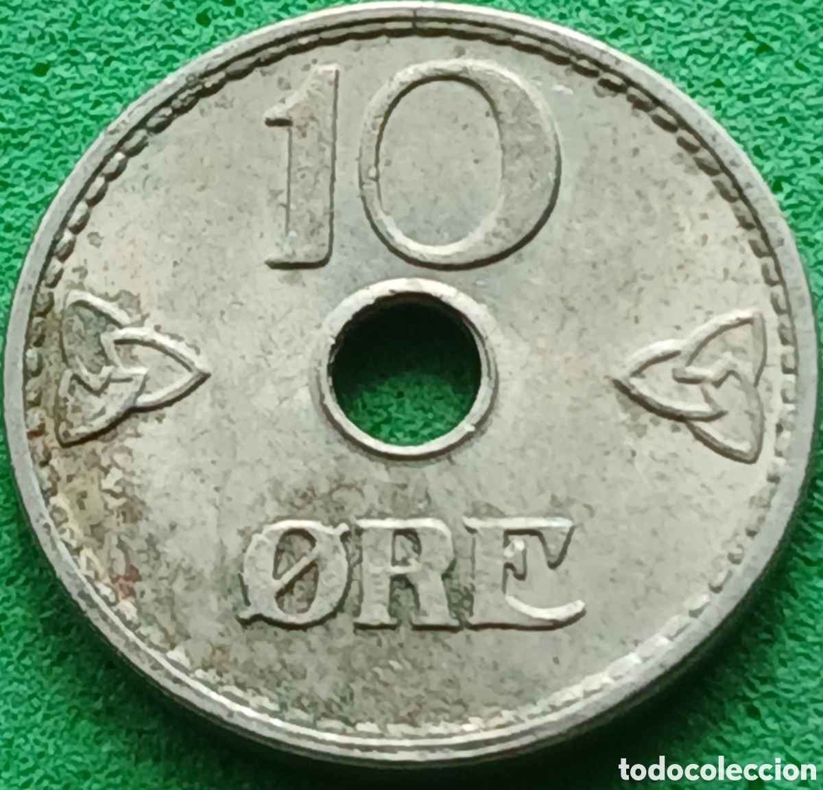 Monedas antiguas de Europa: Noruega 10 ore 1940 km#383