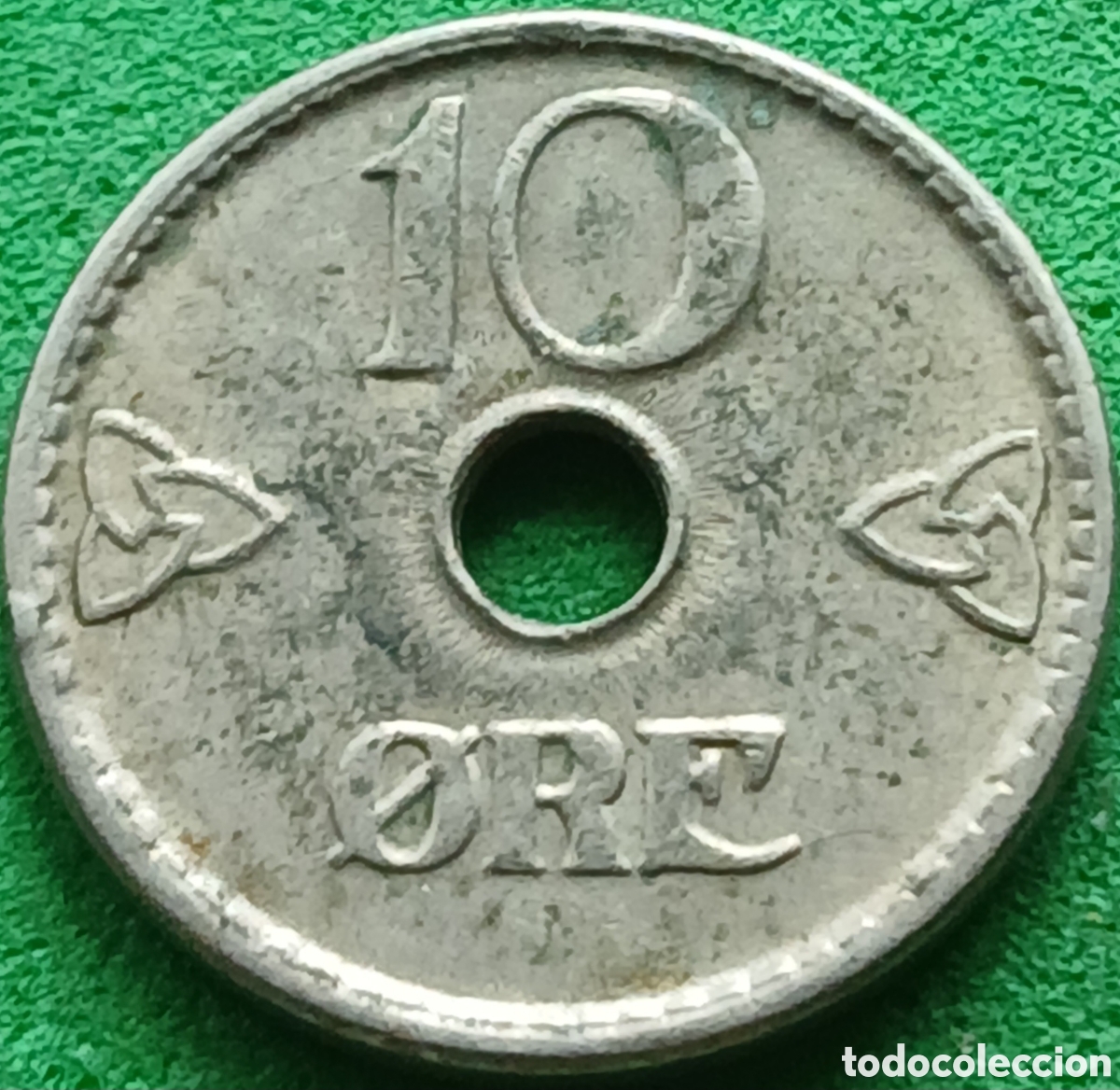 Monedas antiguas de Europa: Noruega 10 ore 1946 km#383